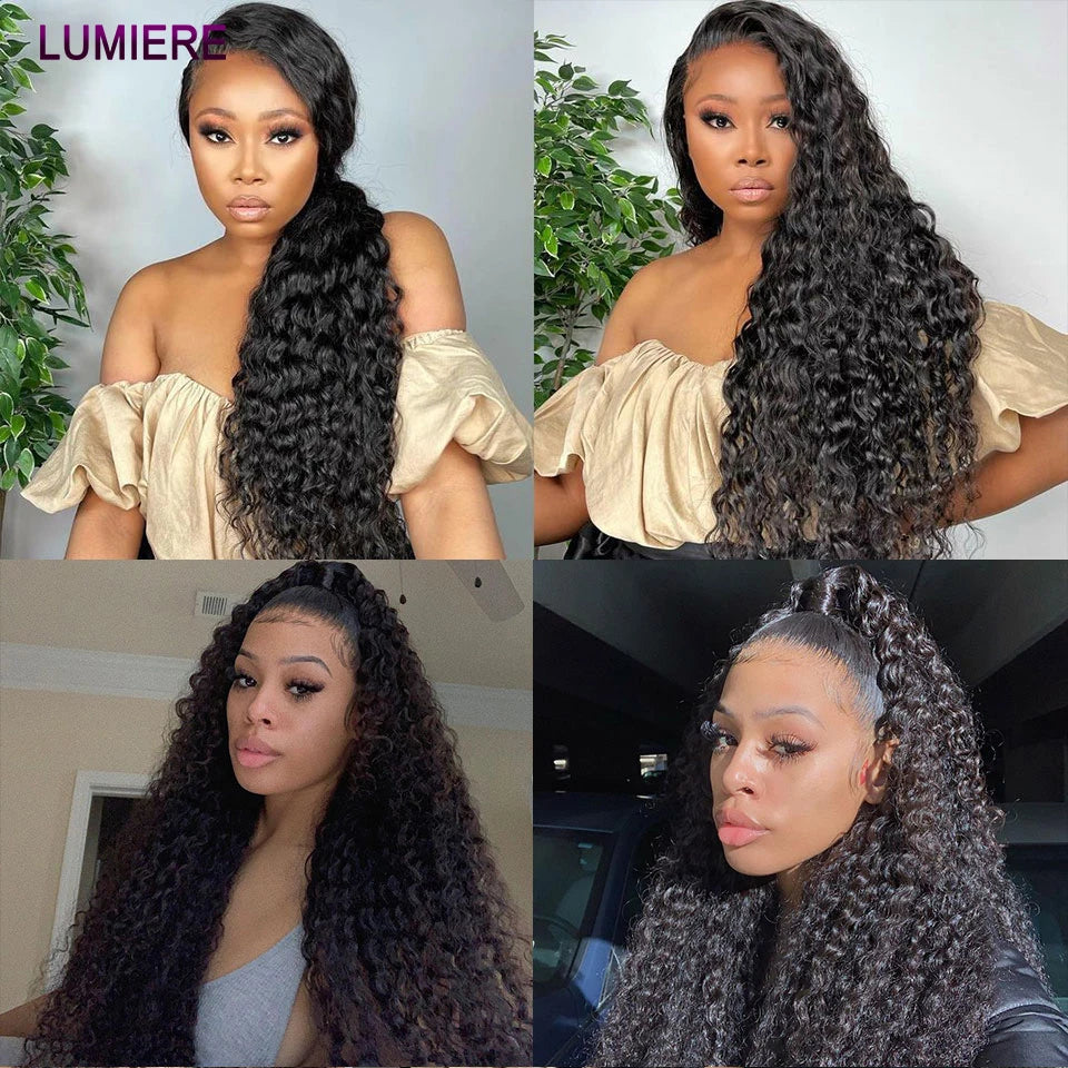 Wholesale 30 34”Deep Afro Kinky Curly human hair bundles Bulk Peruvian Bundles Hair Weaving 100% Raw Virgin Human Hair Extension