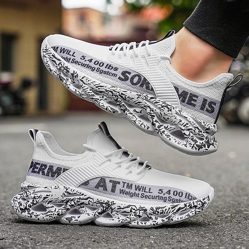Men’s Sneakers Comfortable Breathable Platform Shoes Man Running Shoes Breathable Comfortable Fashion Walking Sneakers