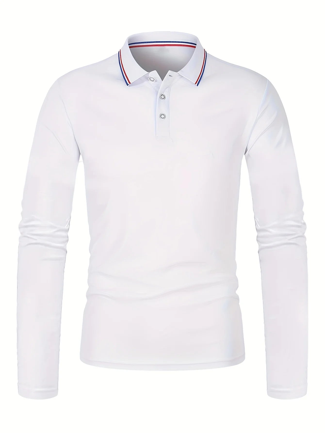 Men's Spring and Autumn Casual Breathable Comfortable Polo Shirt Hot Selling Fashion Men's Business Long Sleeve T-Shirt