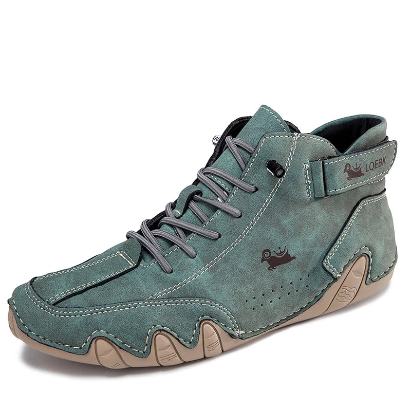 Leather Casual Shoes Sneakers for Men Fashion Outdoor Walking Loafers Shoes Comfortable Footwear Luxury Man Boots 2024 New In