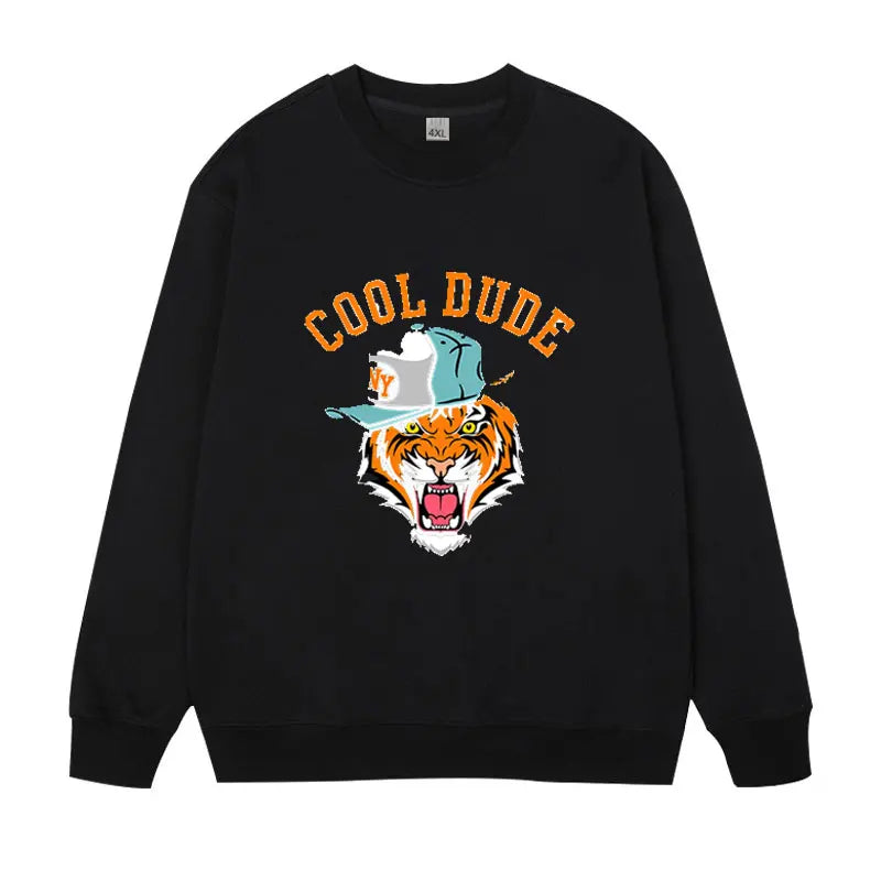 Plus Size Pullovers Men's Sweatshirts 110-185kg Oversized Round Neck Long Sleeve Tees Loose Tops Big Size Male Clothing 1XL-7XL
