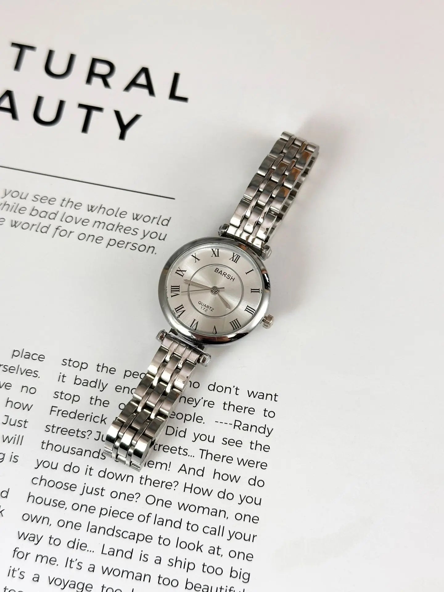 UTHAI New Women's Watch Steel Strap Exquisite Ladies' Watches Simple Thin Compact Fashion Wrist Watch Clock