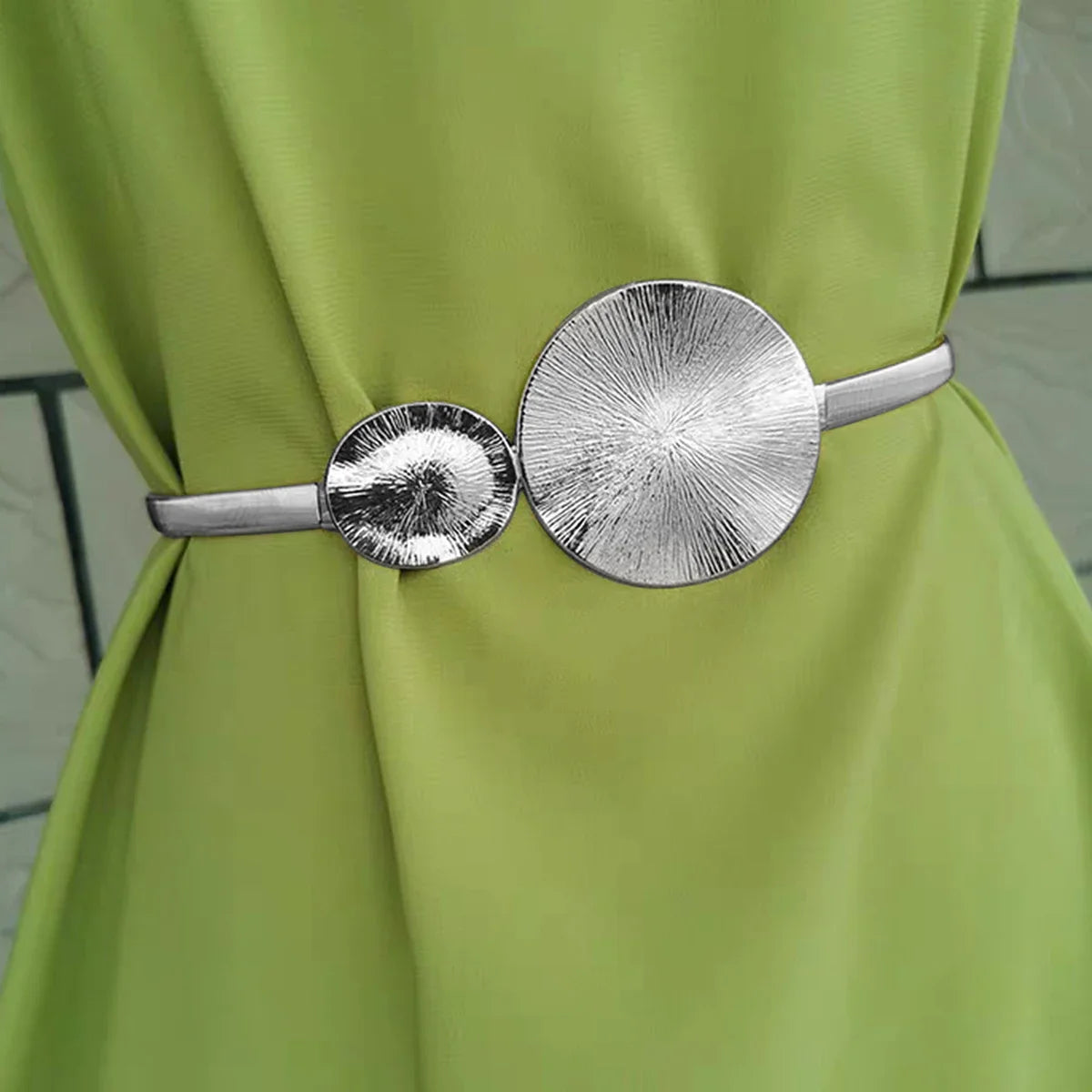 Fashion Gold Chain Belt Female Waist Elastic Dress Waistband Ladies Silver Metal Belts For Women Luxury Y2k Accessory BAZAARHUBO