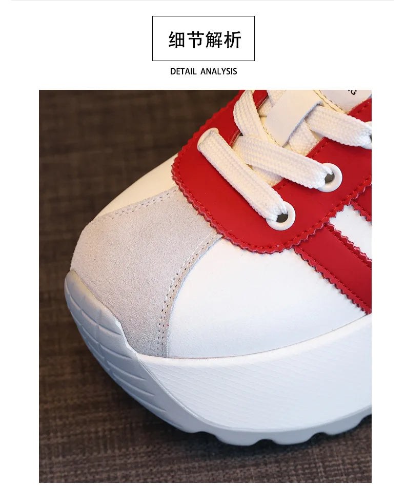Best-selling High Quality New Shallow Mouth Increase Thick Sole Breathable Platform Casual Shoes