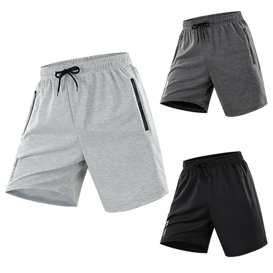 Men's Summer Sports Shorts Ice Silk Breathable Five-Point Running Fitness Loose Clothing