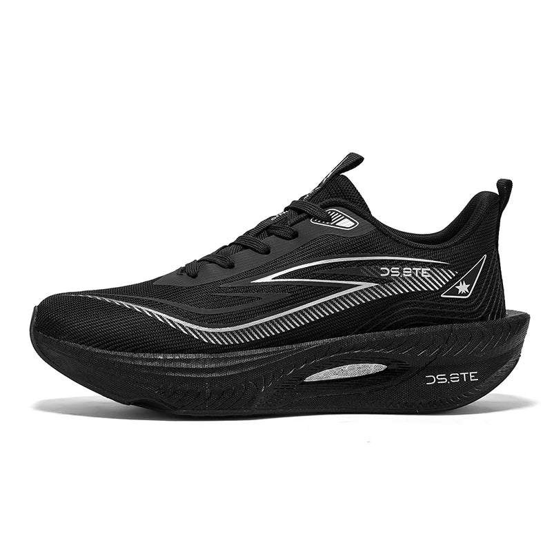 [Sports Shoes] Men's ultra light professional marathon running shoes, carbon plate cushioning, breathable low cut design, fluore