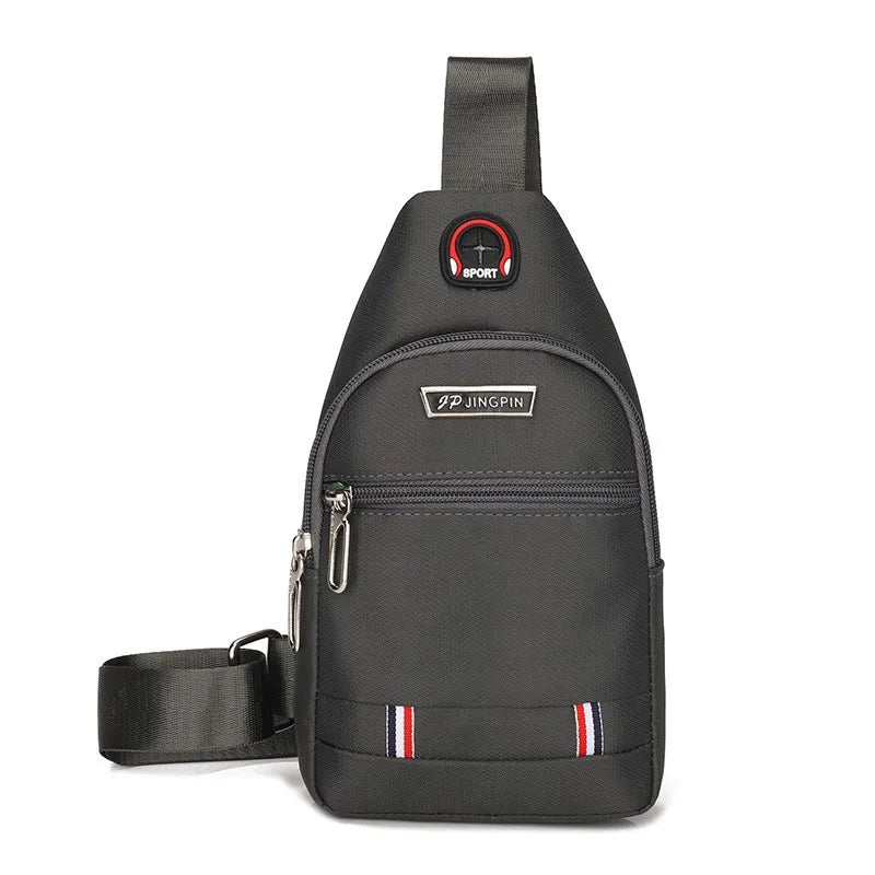Oxford Men Chest Bag Crossbody Single Shoulder Travel Handbag Fashion Chest Bags New Style Big Capacity Chest Men Bag