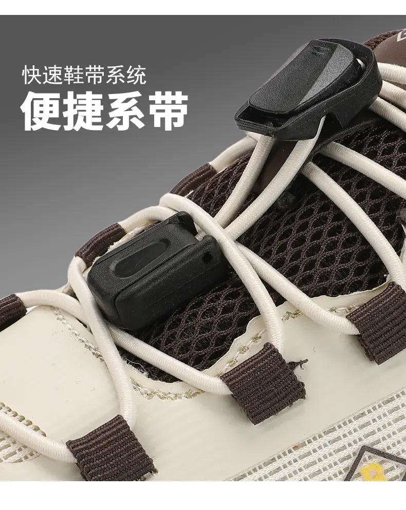 Men's Outdoor Off-Road Running Shoes, Lightweight Breathable Casual Shoes, Anti-slip Wear-resistant Hiking & Trekking Sneakers