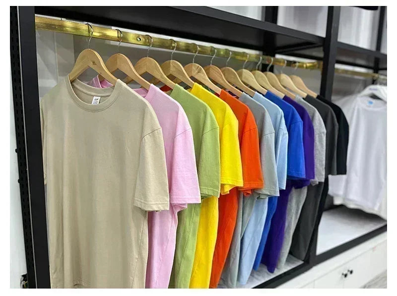 Men's Joke The Lowcost Printed T-Shirt 100% Cotton Oversized Funny Graphic Tees for Women Summer Tops Casual Streetwear
