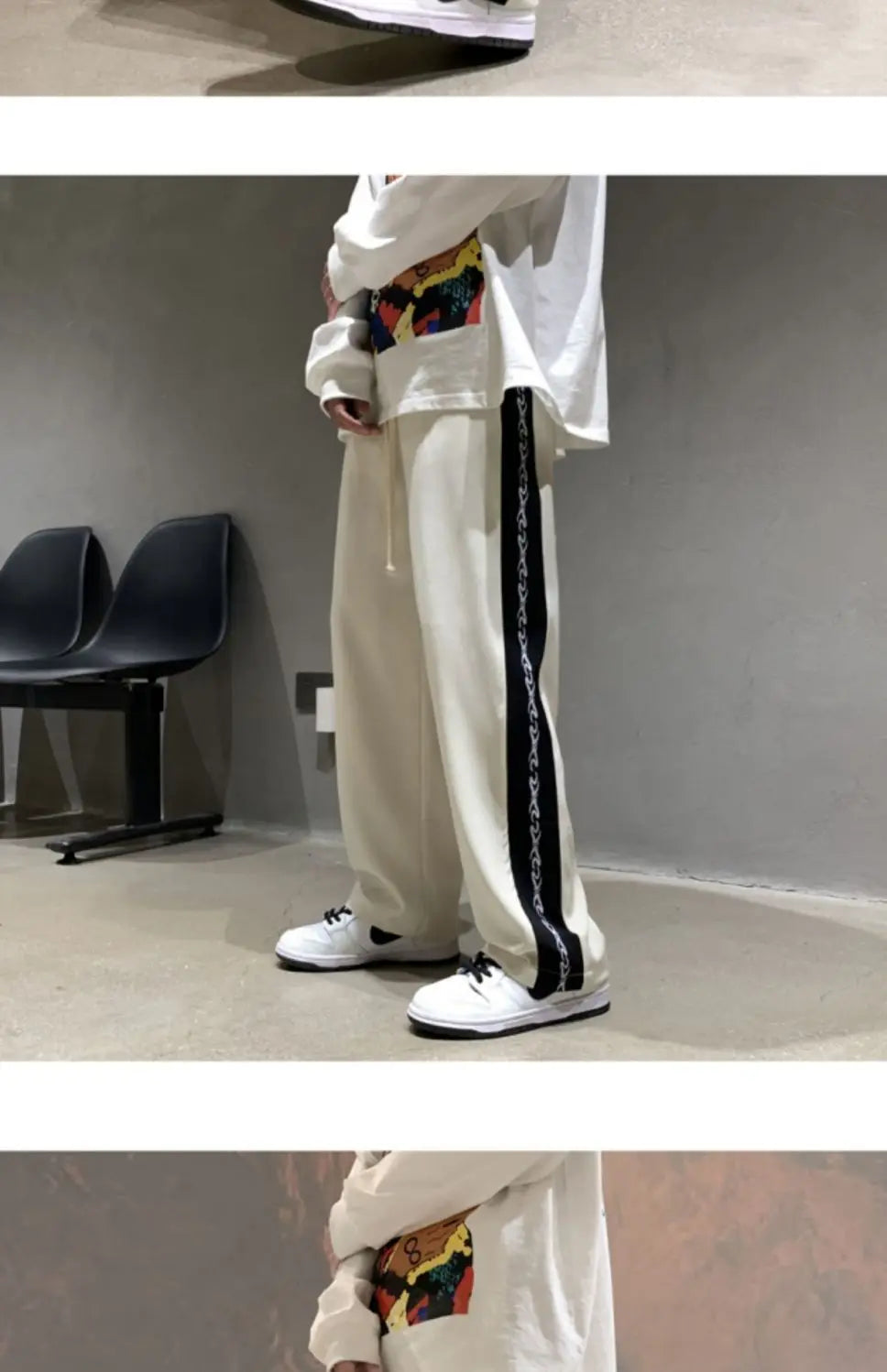 Men's Pants New Cool Male Summer New Fashion Mens Cozy Trousers Baggy Lightweight Casual Straight-leg Versatile Trend Pants