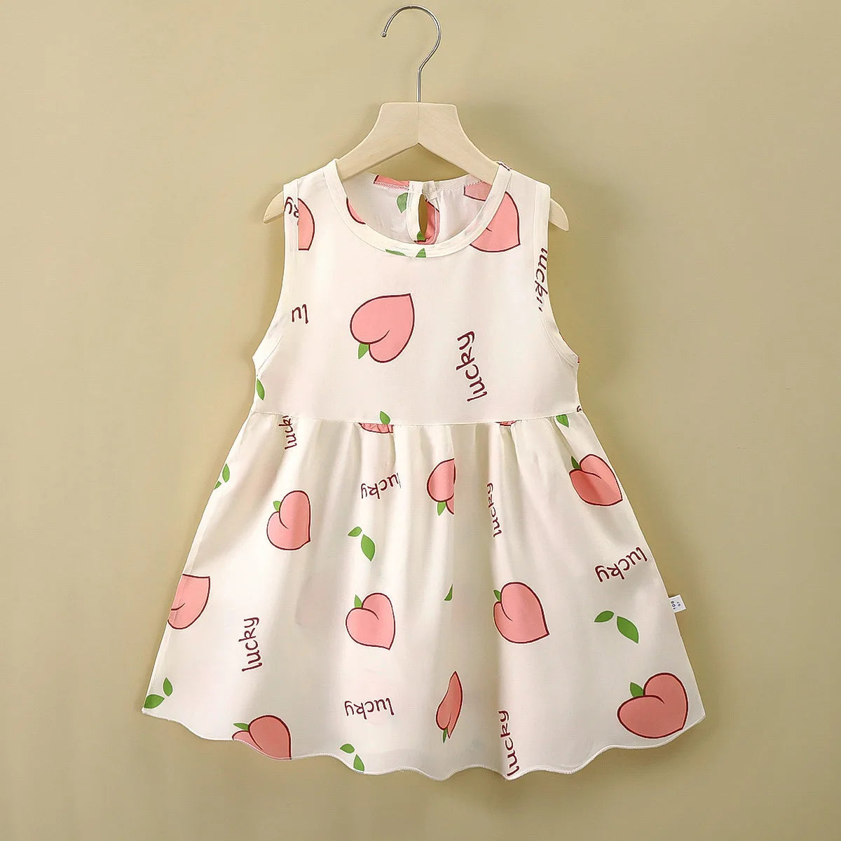 Girl Dress Summer Kids Clothes Girls Children Printed Beach Dresses Sleeveless Princess Party Outfit Children's Casual Clothing