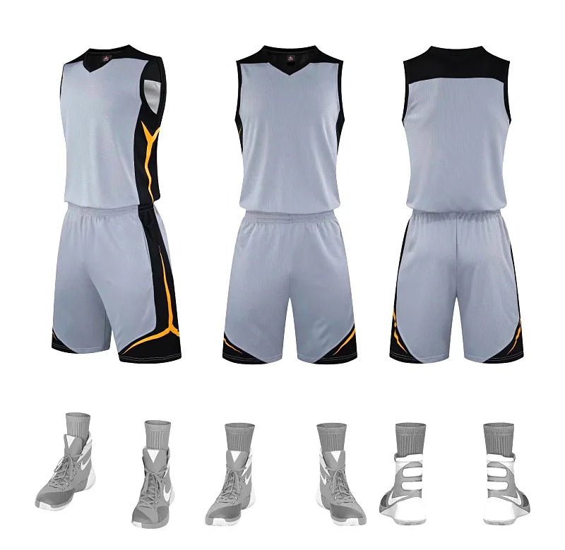 Sportswear Basketball Jersey Set Blank custom Men Women High quality Basketball Uniforms Sports Clothes College Basketball Jerse