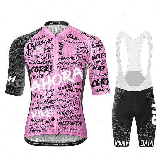 Cycling Jersey Set Team Racing Bike Clothes Summer Mountain Bicycle Clothing Men's Sports Mallot Ciclismo Hombre Fashion Clothes