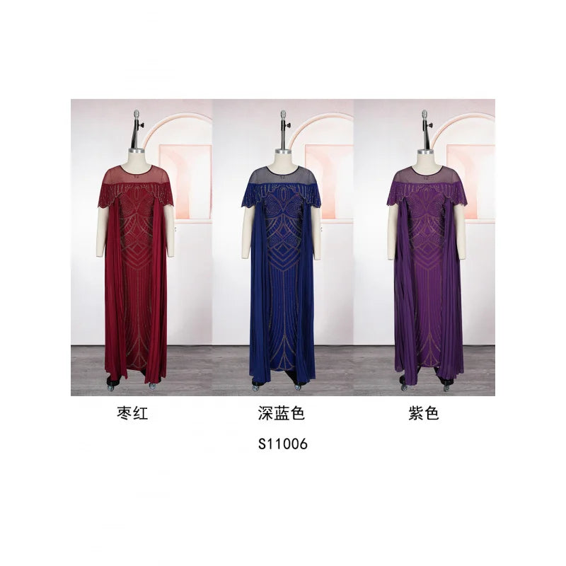Women Traditional Africa Clothing Muslim Kaftan Maxi Long Dress 2025 Dashiki Ankara Outfits Gown Abayas Robe