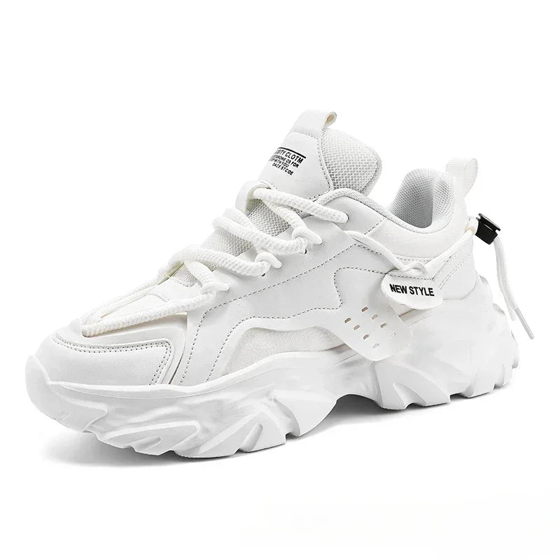 2025 New Men's Luxury Platform Sneakers Fashion Men Running Shoes Increased Breathability Man Shoes Lace Up Zapatillas De Hombre