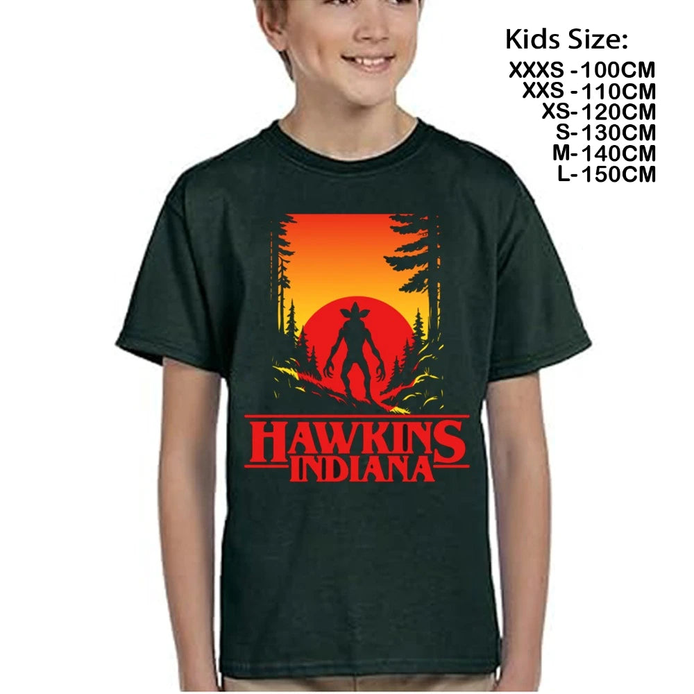 WILL Hawkins Demogorgon Shirt Funny for Boys T-Shirt Kids Tops Y2k Saying Tees