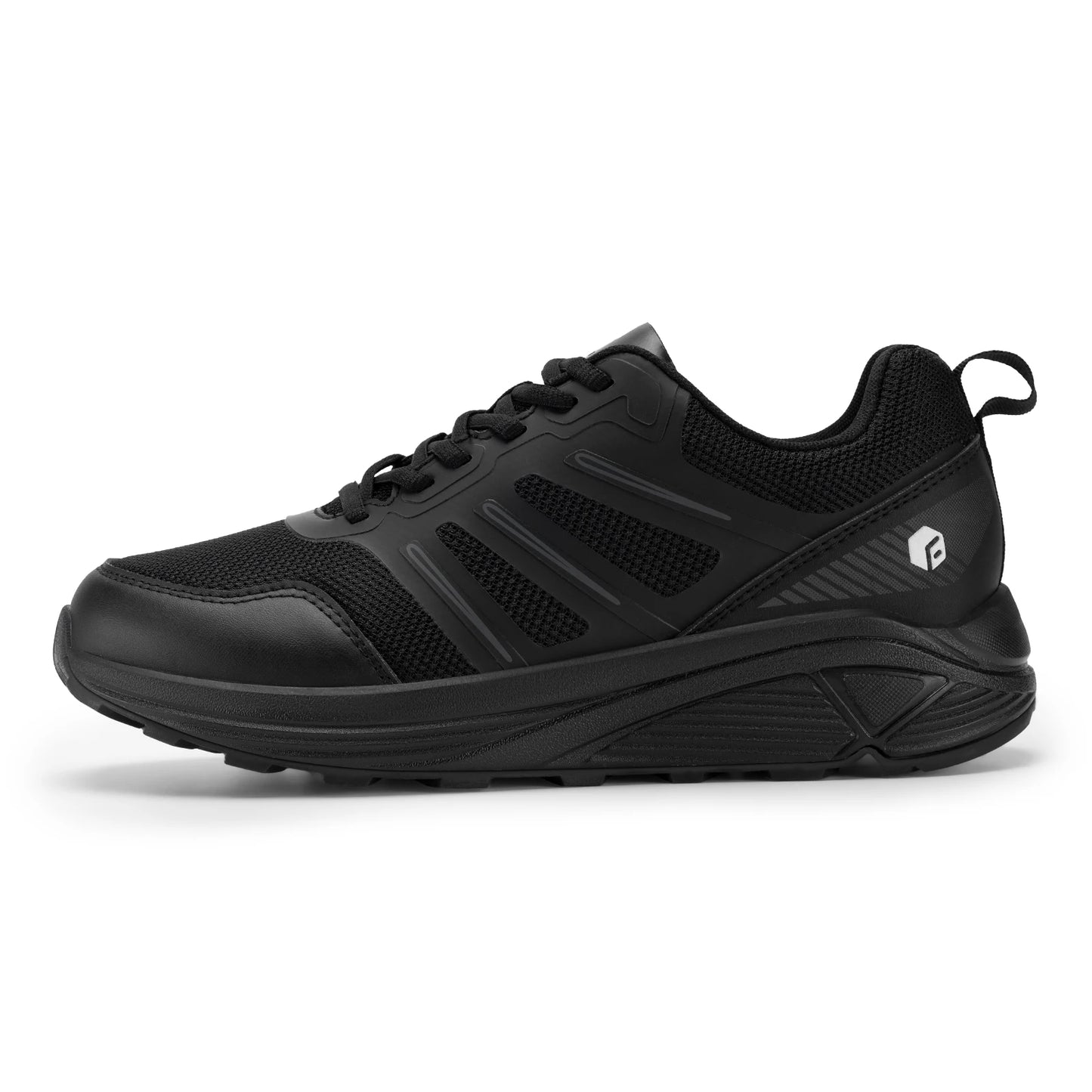FitVille Men's Trail Running Shoes Outdoor Sneakers Wide Anti-slip Cushioning Lightweight for Swollen Feet with Arch Support