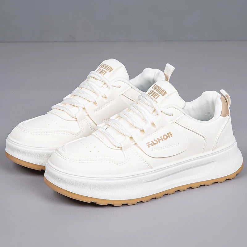 Comfortable Women's Sneakers 2026 New White Sneakers For Ladies Casual Shoes Women Fashion Flat Female Platform Shoes Woman