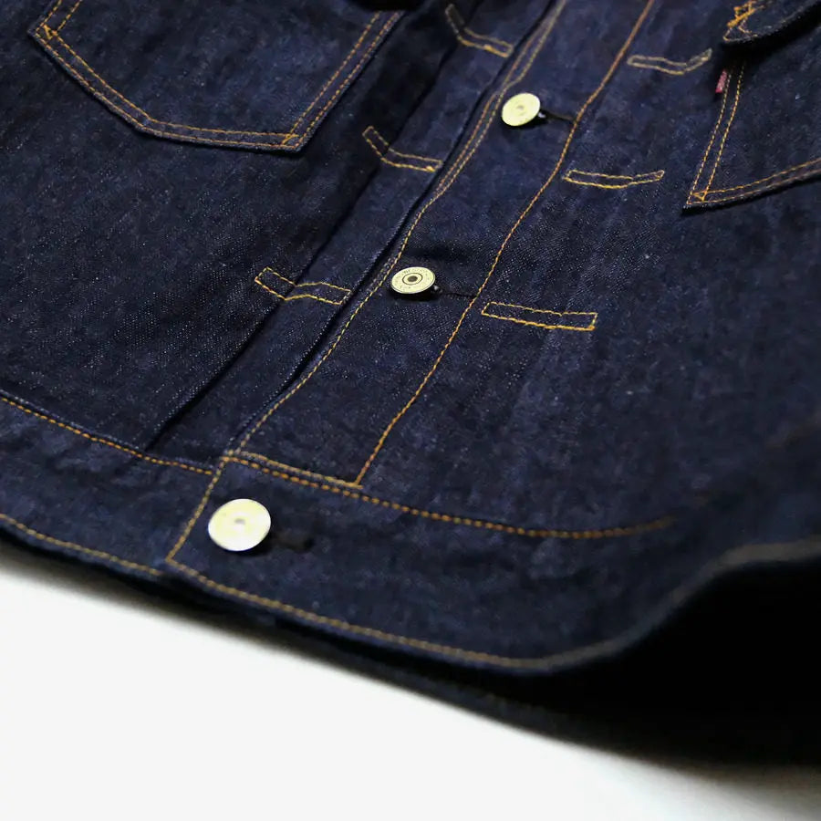 FREEWHEELERS 1951s Vintage Textured 507XX 14oz Indigo Denim Jacket