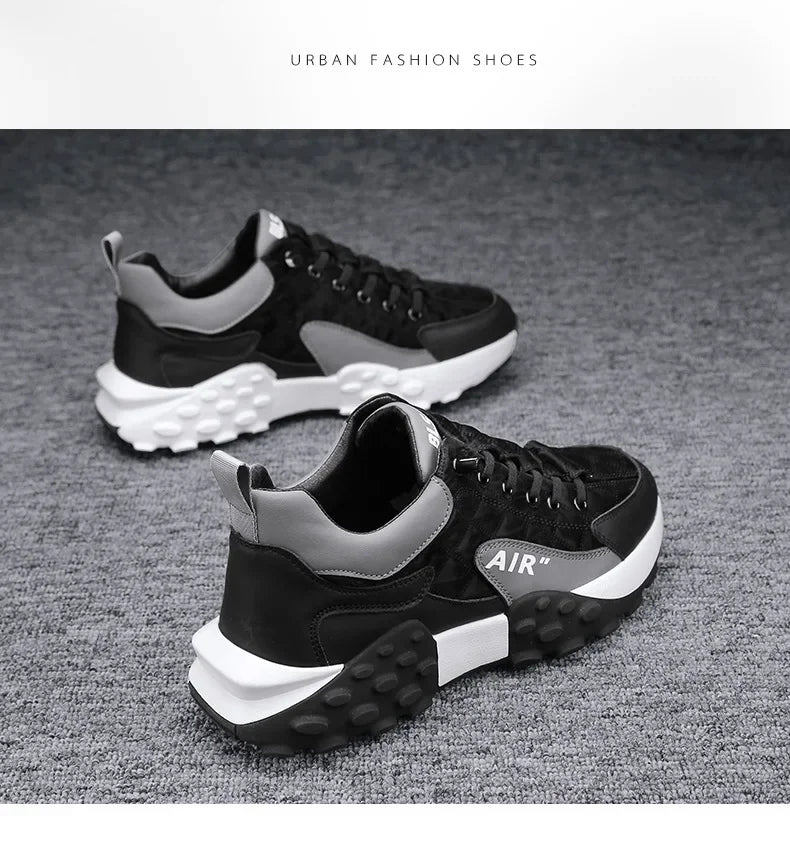 Hot Sale Men's Running Shoes High Quality Sneakers Fashion  Breathable Mens Vulcanized Shoes Outdoor Platform Men Casual Shoes