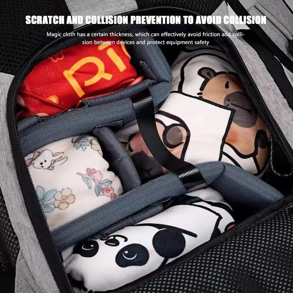 Reusable Folding Cosmetic Bag Wrap Around Pouch Photographic Equipment Accessories Camera Protective Cover 2 Size
