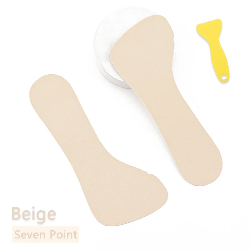 Leather Insole for Shoes Sandals High Heels Half Pads Non-slip Insert Women Ultra-thin Sweat-absorbing Breathable Can Be Pasted