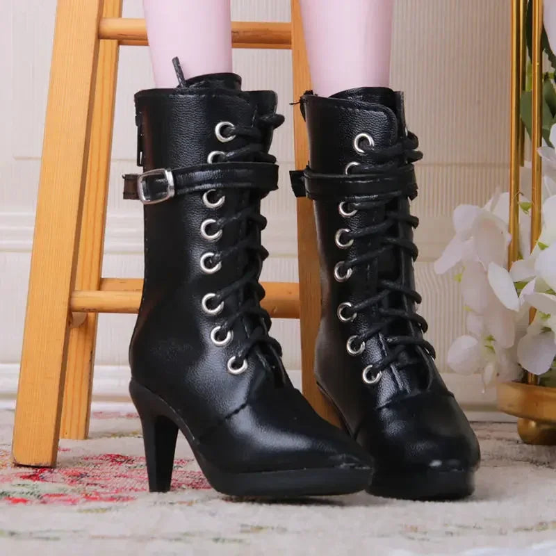 Fashion 60cm Doll's Shoes for 1/3 Bjd Doll Sneakers Long Boots Leather Shoes, High Heels Diy Girl Toys Dress Up Doll Accessories