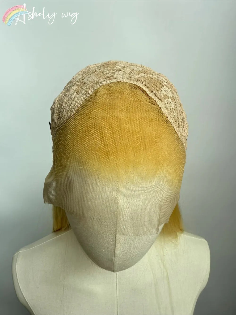 Ashely Yellow Wig 26inch 13x4 Lace Front Wig Long Straight Synthetic Lace Wigs High-temperature Resistant Fibers for Cosplay