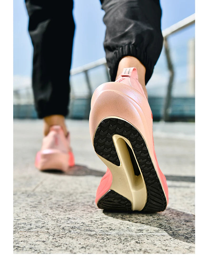 Men Casual Sport Shoes Air Cushion Running Shoes Breathable Marathon Running Sneakers Durable Outsole Trainer Tenis Walking Shoe