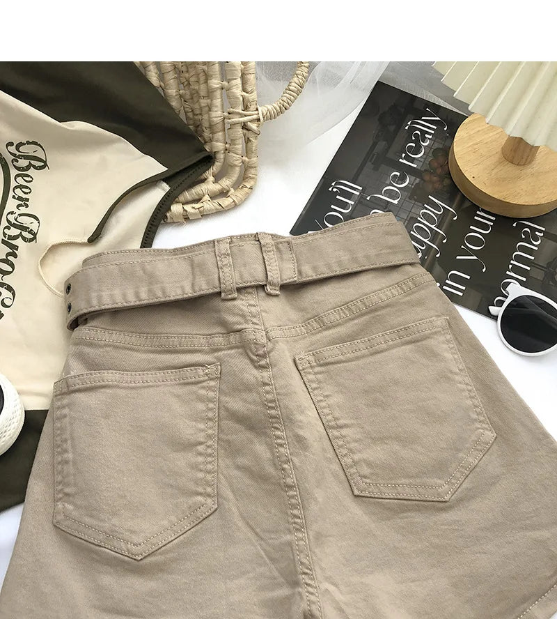 Design Sense Denim Skirt Pants Women's 2026 Summer Korean Version Hip Skirt
