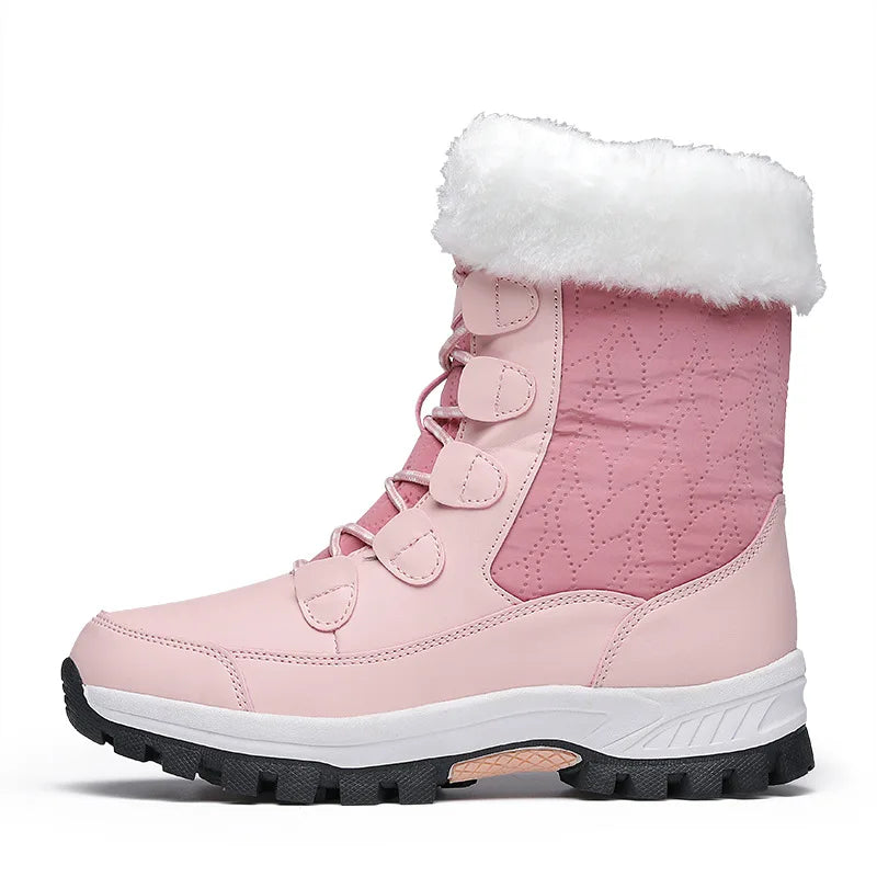 Winter New Women's Boots Plush Warm Women's Snow Boots Outdoor Non-slip Sneakers High Quality Waterproof Women Boots Botas Mujer