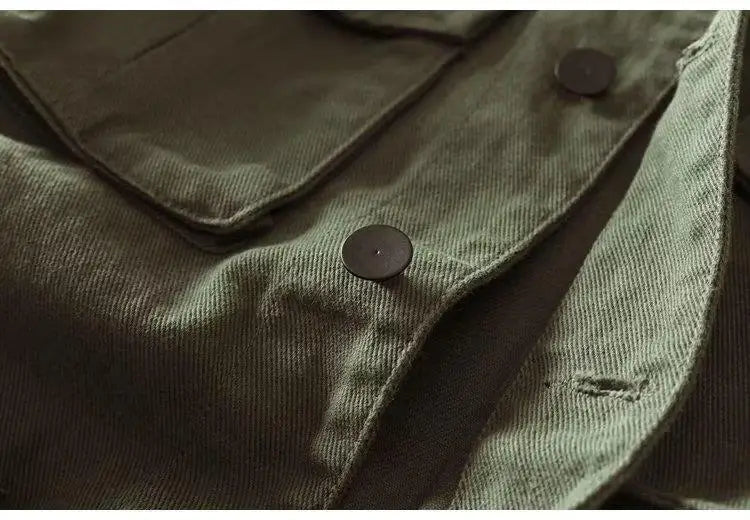 Washed Jackets Trendy Brand Casual Work Jackets Men's Loose Spring Autumn Tops Japanese Style