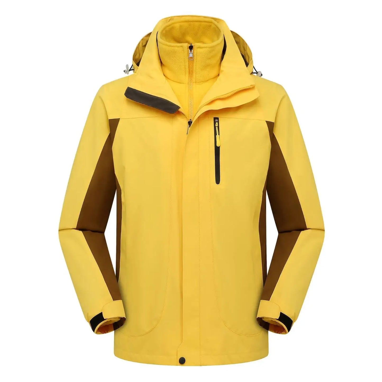 Outdoor Assault Jacket Men Women Two-piece Set With Plush And Thickened Team Uniform Workwear Print Logo Autumn Winter Jacket