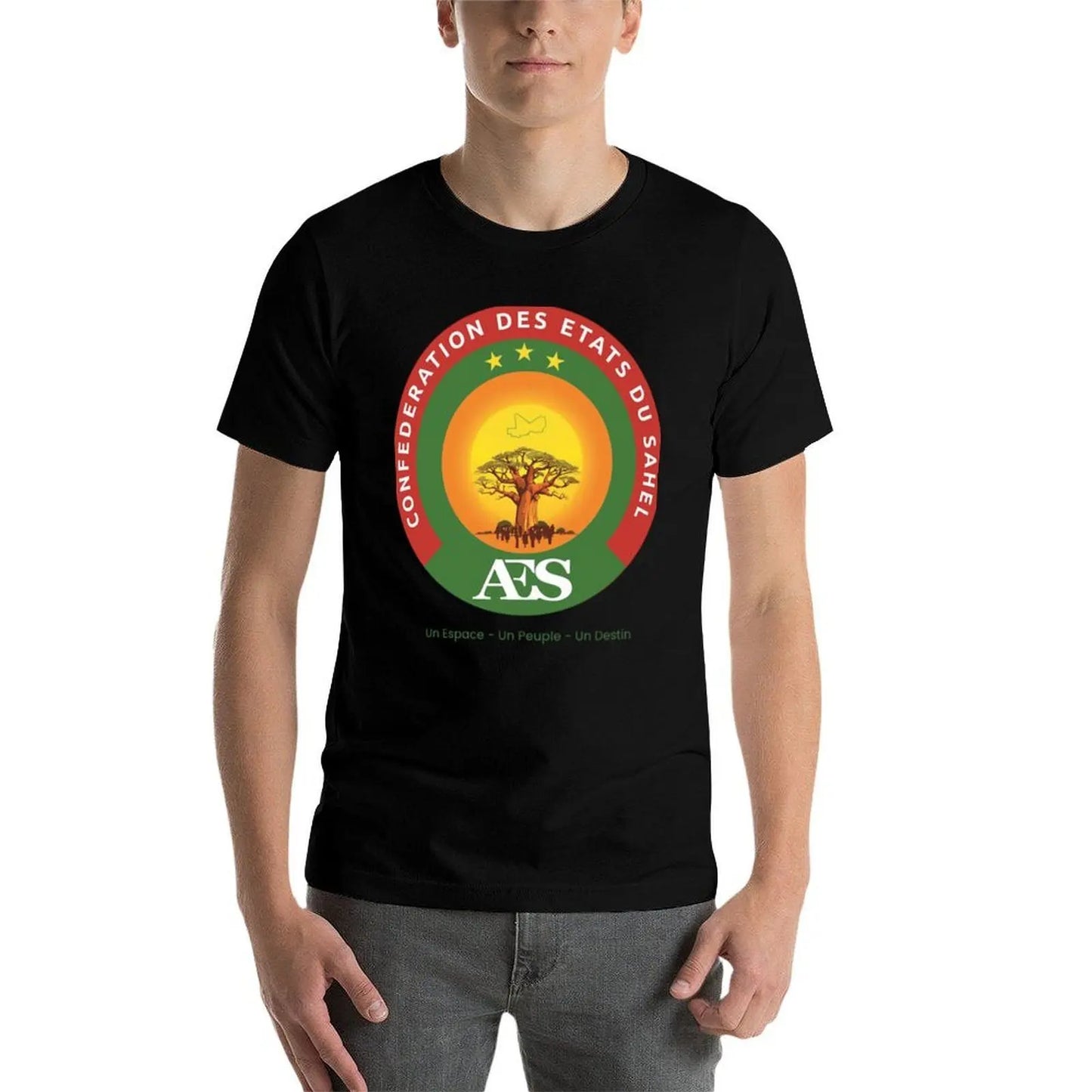 African Sun Rising T-Shirt funny meme t-shirts rapper graphic tees shirts graphic oversized mens graphic t-shirts anime