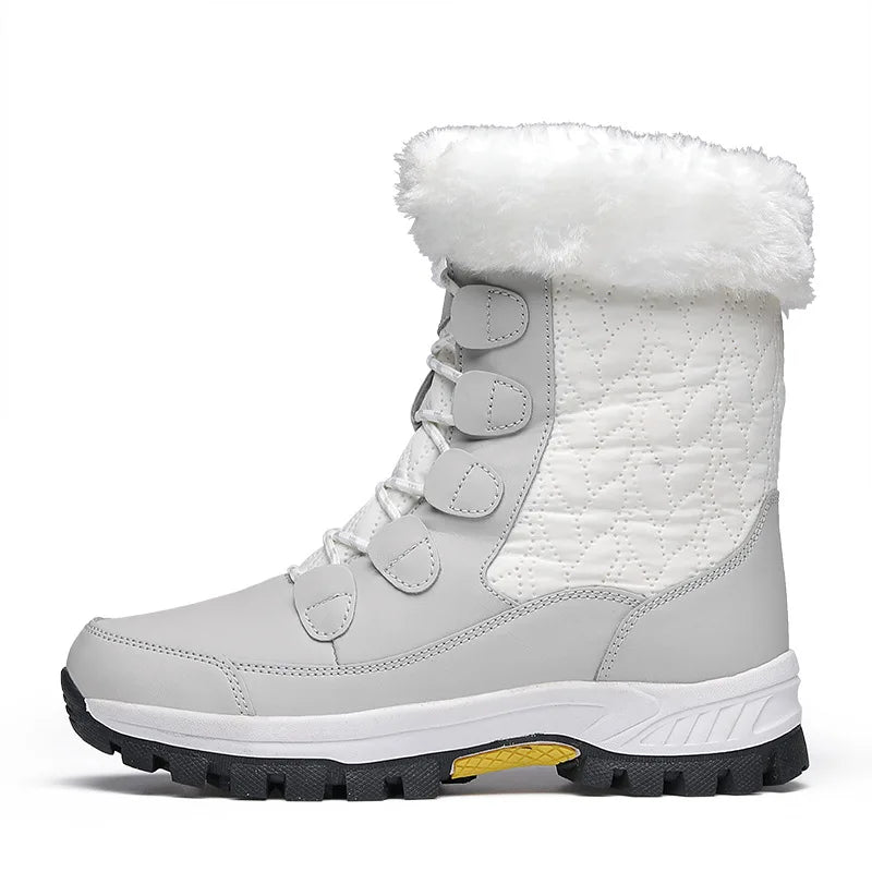 Winter New Women's Boots Plush Warm Women's Snow Boots Outdoor Non-slip Sneakers High Quality Waterproof Women Boots Botas Mujer