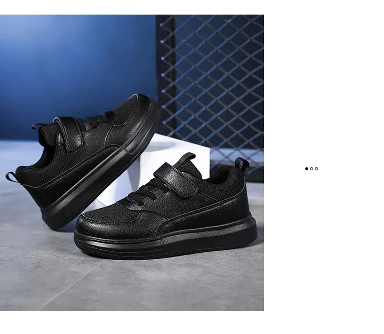 Children's Sneakers Kids Fashion Design White Non-slip Casual Shoes for Boys Girls Hook Breathable Sneakers Toddler Outdoor Shoe