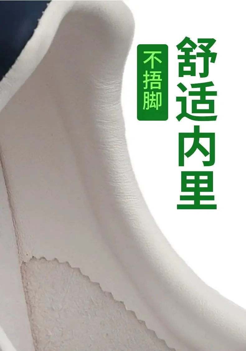 Non slip sneakers simple elegant style soft wear resistant sole lightweight breathable casual trainers for men women streetwear