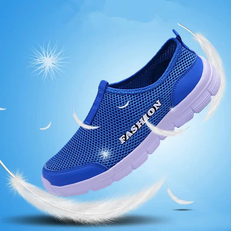 Casual Men Shoes Summer Sneakers Breathable Mesh Men Footwear Running Shoes Men's Lightweight Slip-on Sandals Zapatos De Hombre