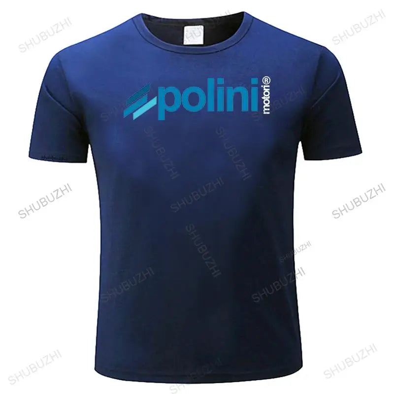 Fashion brand t-shirt mens loose style tees New Black T Shirt Polini Italy Scooter Racer Custom many color tops unisex tee shirt