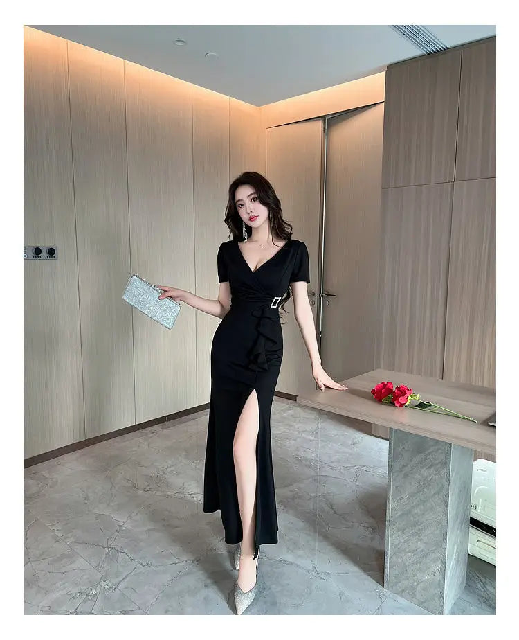 Sexy Evening Dress for Women in 2025 Slim and Slim Nightclub