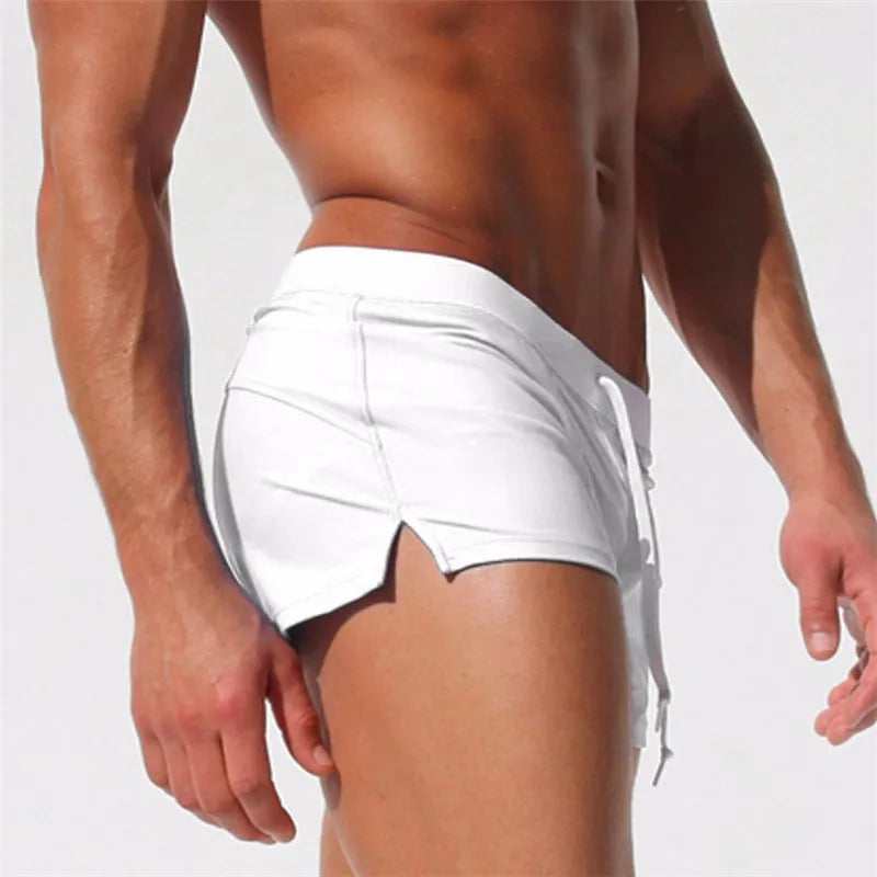 New Swimwear Men Sexy Swimming Trunks Sunga Hot Swimsuit Mens Swim Briefs Beach Shorts Mayo De Praia Homens Maillot De Bain