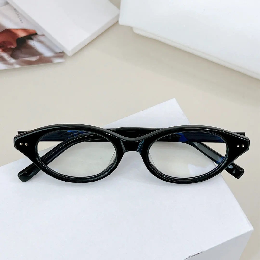 Y2K Retro Oval Frame Glasses Women Leopard Ins Sweet Cool Eyewear Trend Brand Reading Computer Anti Blue Light Eyeglasses BAZAARHUBO