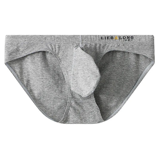 Men Briefs Low Waist Underpants Cueca Sports Breathable U Convex Pouch Lingerie Underwear Jockstrap Low Waist Soft Panties