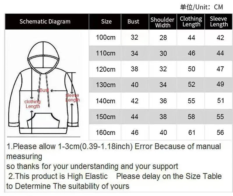 Kids Clothes Girl Hoodies Long Sleeve 3D Cartoon Print Children Spring Fall Clothes Tops Outdoor Casual Polyester Girl Clothing