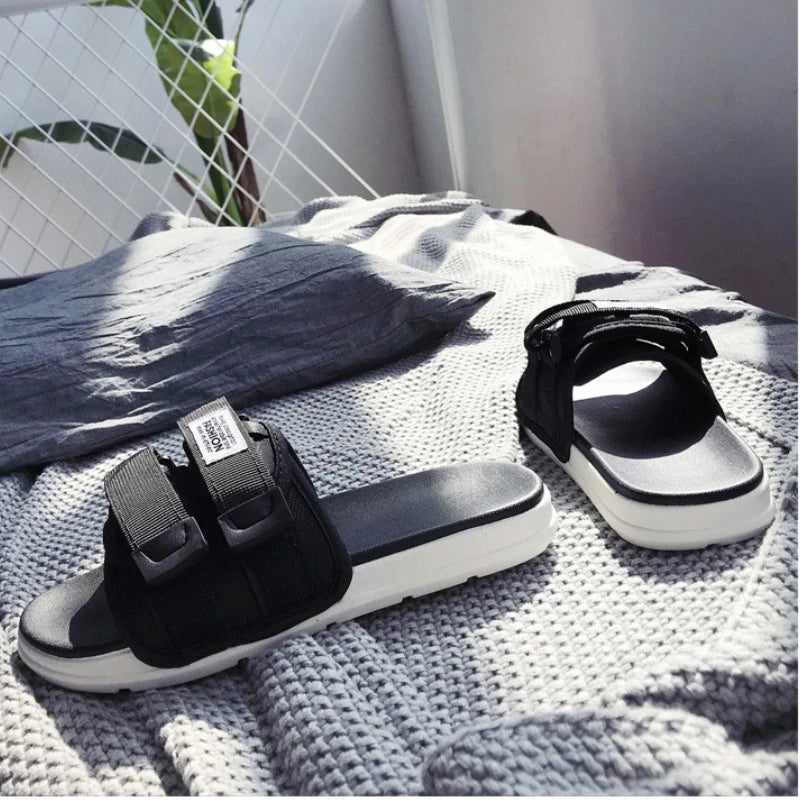 Trendy and Fashionable Sandals and Slippers 2023 Summer New Daily Outwear Slippers Couples Versatile Classic Casual Slippers