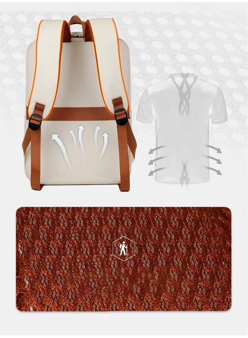 New Computer Bag, Backpack, Men's and Women's Large Capacity Travel, Commuting, Business, College Student Backpack
