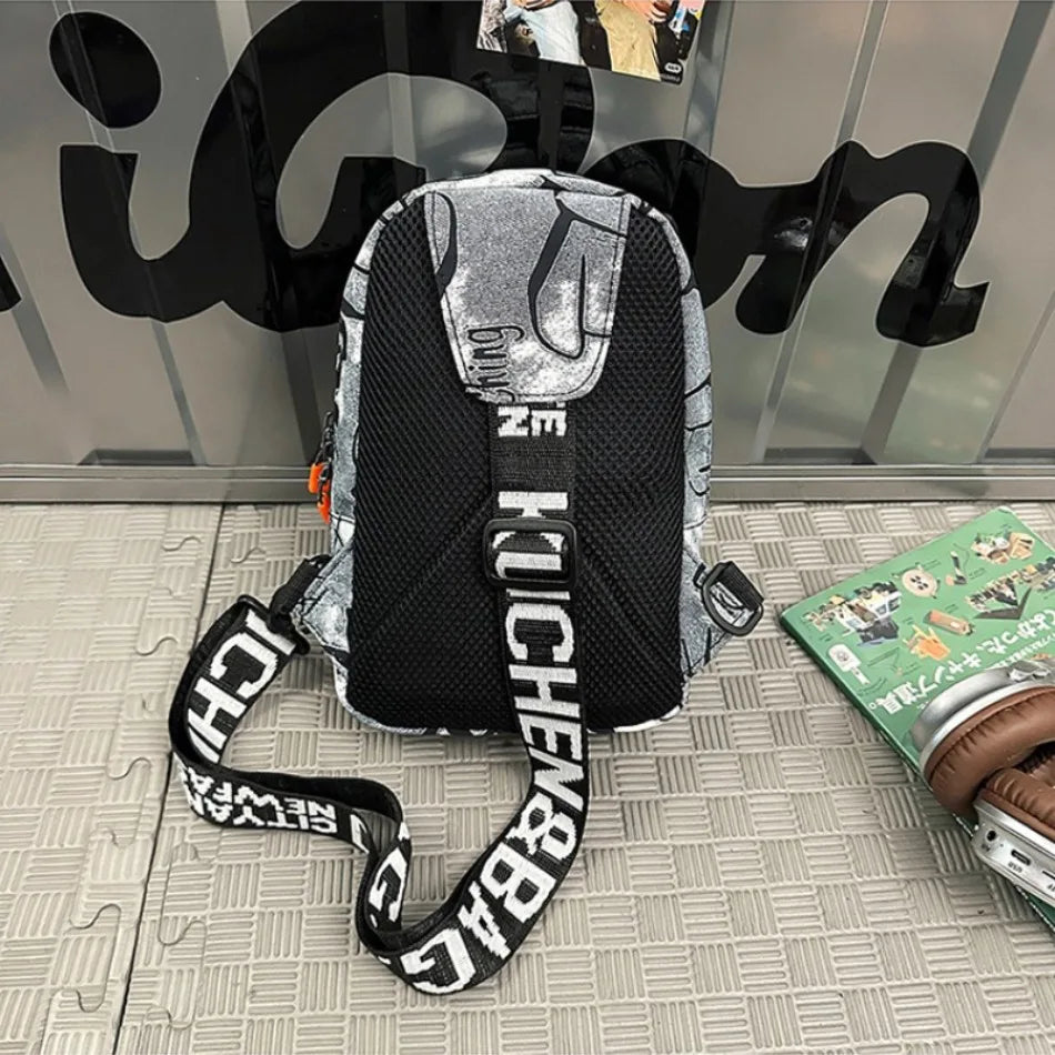 Fashion Luminous Chest Bag Portable Lightweight Daily Outing Commuter Crossbody Bag Unique Design Shoulder Bags