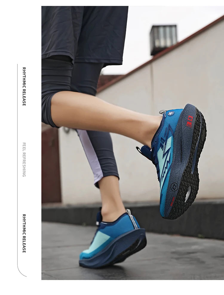 New Running Shoes Men Speciality Marathon Men's Sports Lightweight Carbon Board Women's Comfortable Athletic Nonskid Sneakers