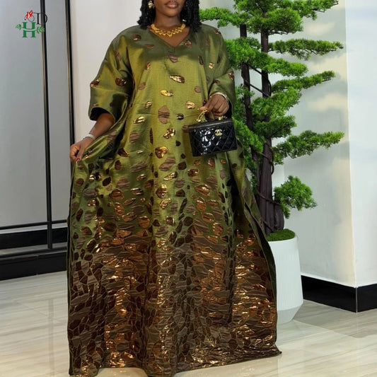 H&D African Clothing Traditional Boubou Africain Femme Turkey Dresses Elegant African Dresses for Woman Muslim Robe Africaine