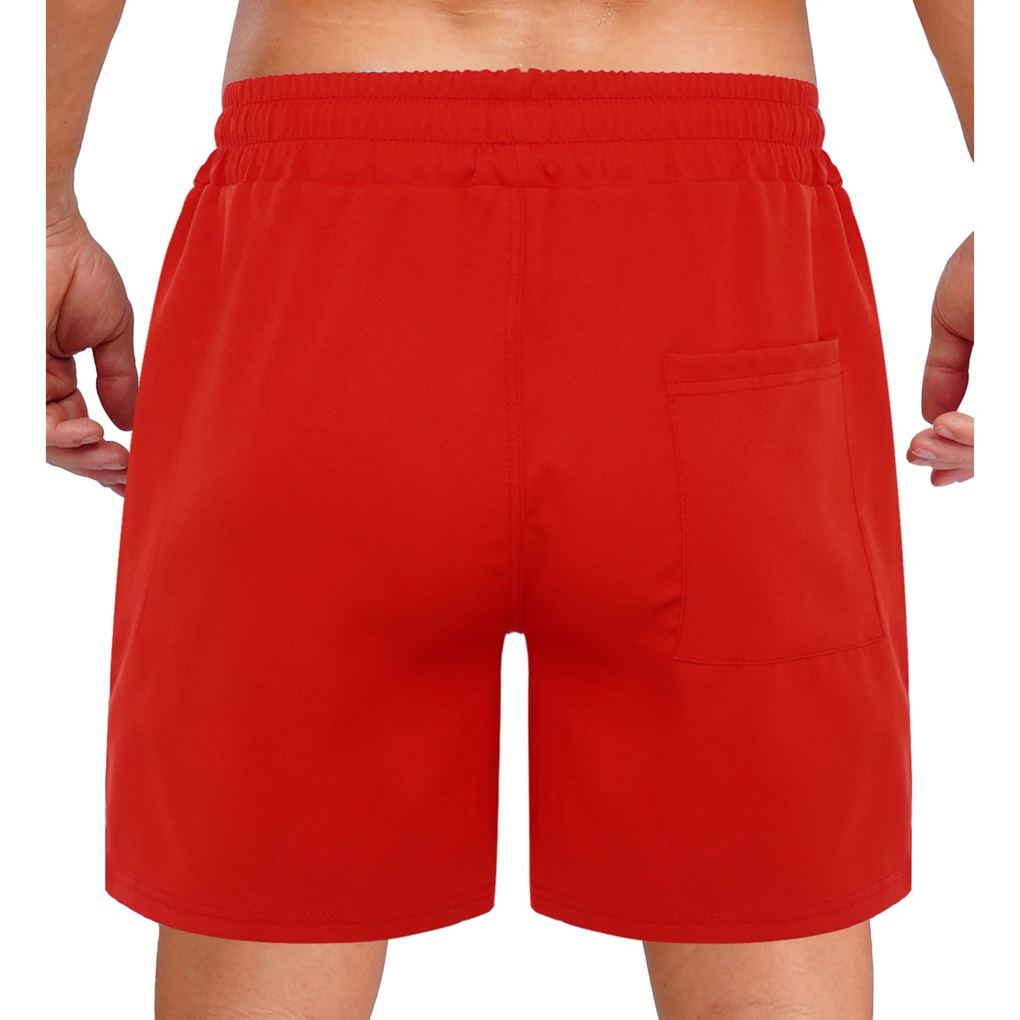 Mens Athletic Sports Shorts with Pocket Sides Invisible Zipper Quick-Drying Beach Shorts Workout Basketball Cycling Gym Fitness